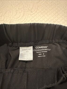 COMENII Black Womens scrub Pants - Size M